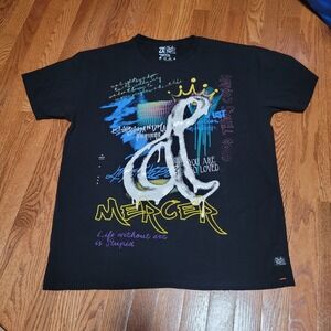 Bleecker And Mercer Embroidered Graffiti‎ Print "Good Things Coming" Tshirt 2XL